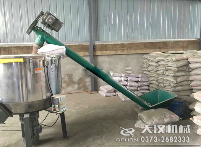 绞龙螺旋输送机应用现场