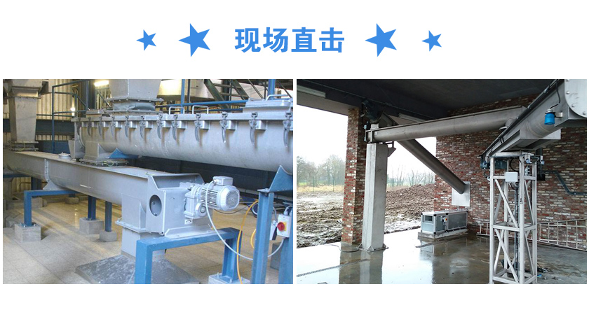 污泥输送机现场案例