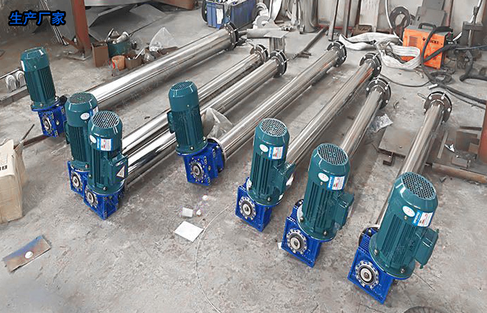 小型螺旋输送机用户现场